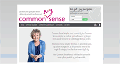 Desktop Screenshot of common-sense.dk