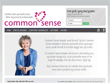 Tablet Screenshot of common-sense.dk